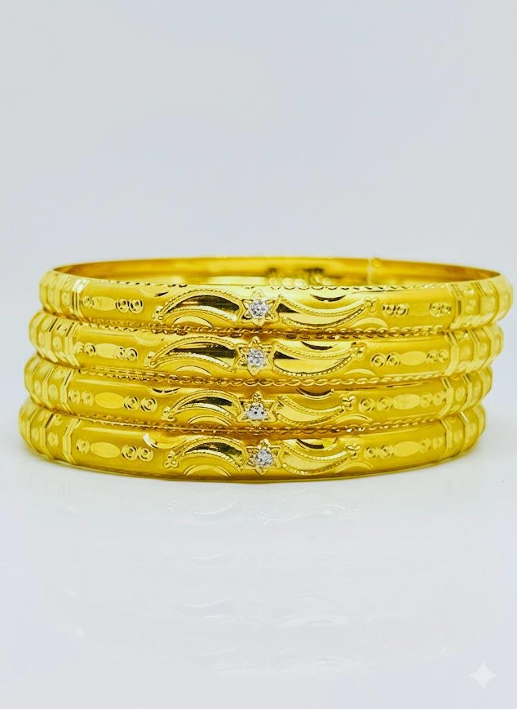 Gold Bangles 22 Karat (HGB04)
