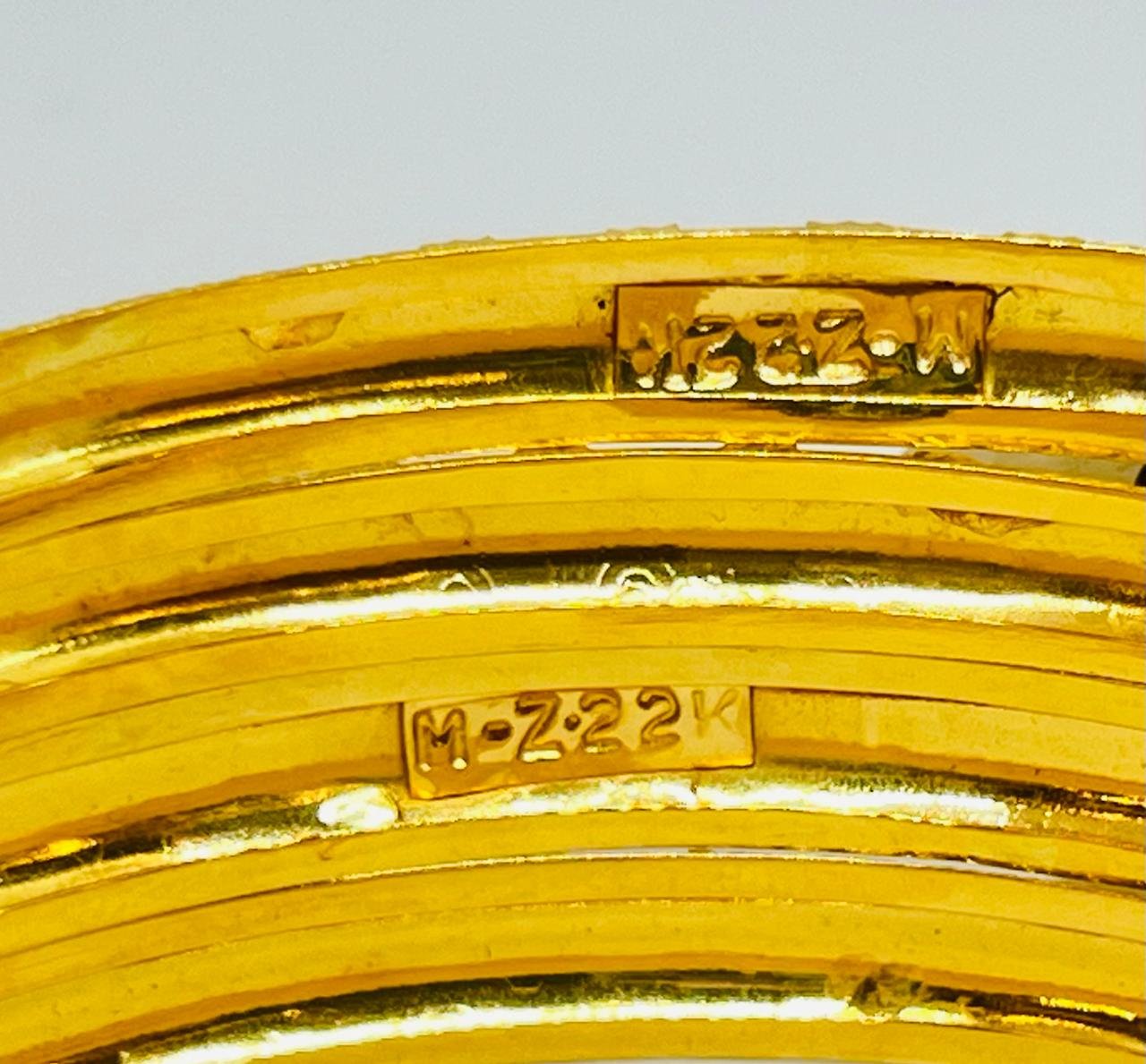 Gold Bangles 22 Karat (HGB04) - Image 3