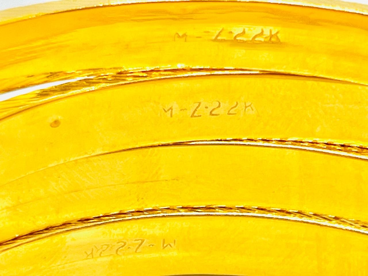 Gold Bangles 22 Karat (HGB08) - Image 3