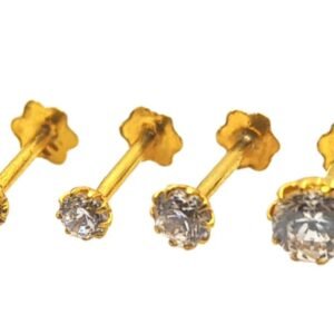 Diamond Nose Pin 21 Karat (DNP04)