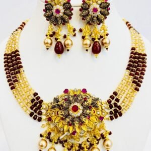 GOLD HALF COLAR SET