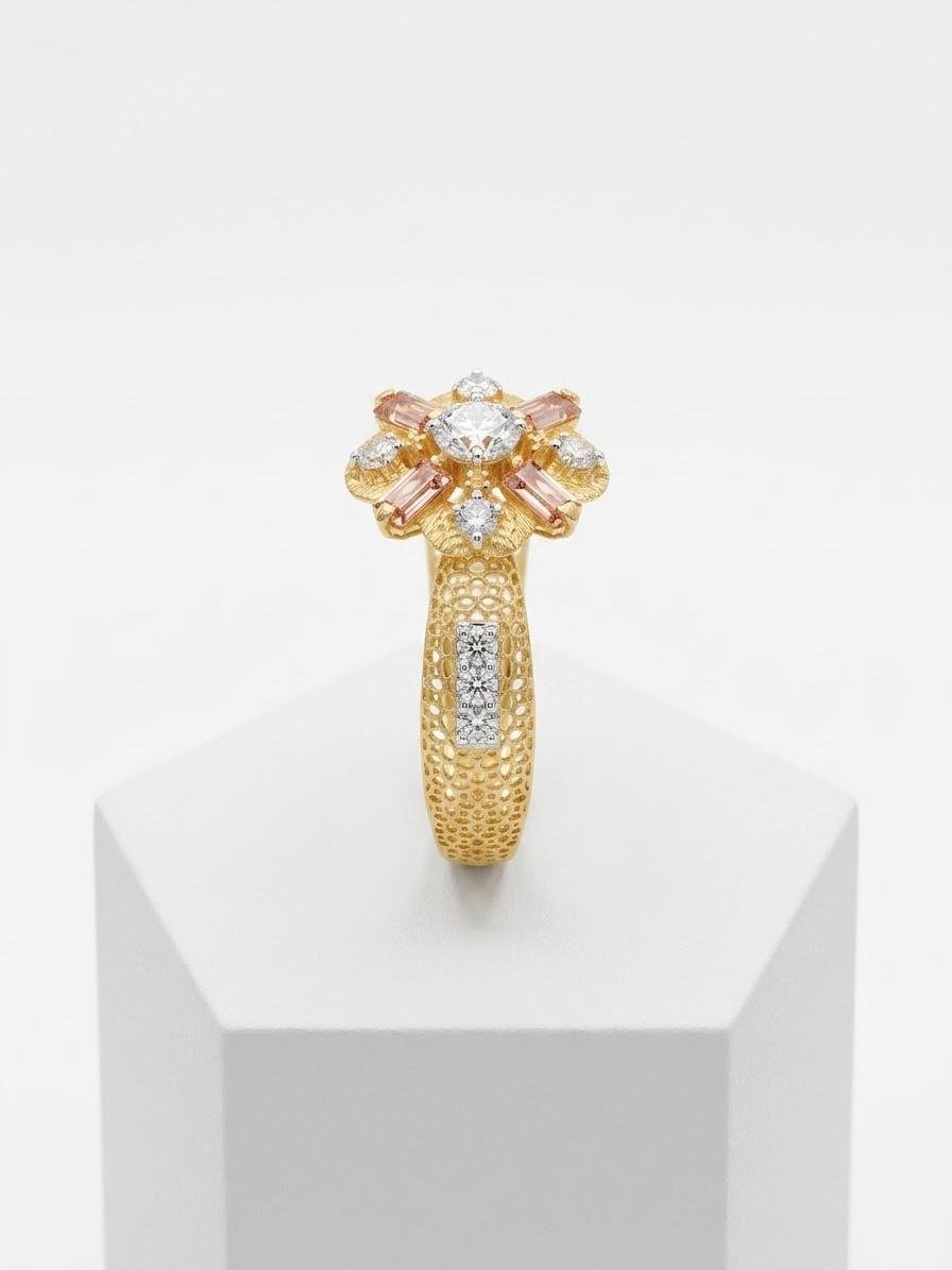 Sunburst Bloom Ring - Image 2