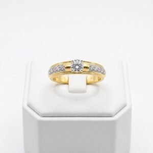 Imperial Gold Solitaire Band