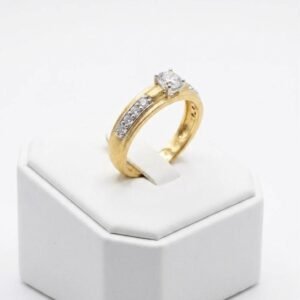 Imperial Gold Solitaire Band